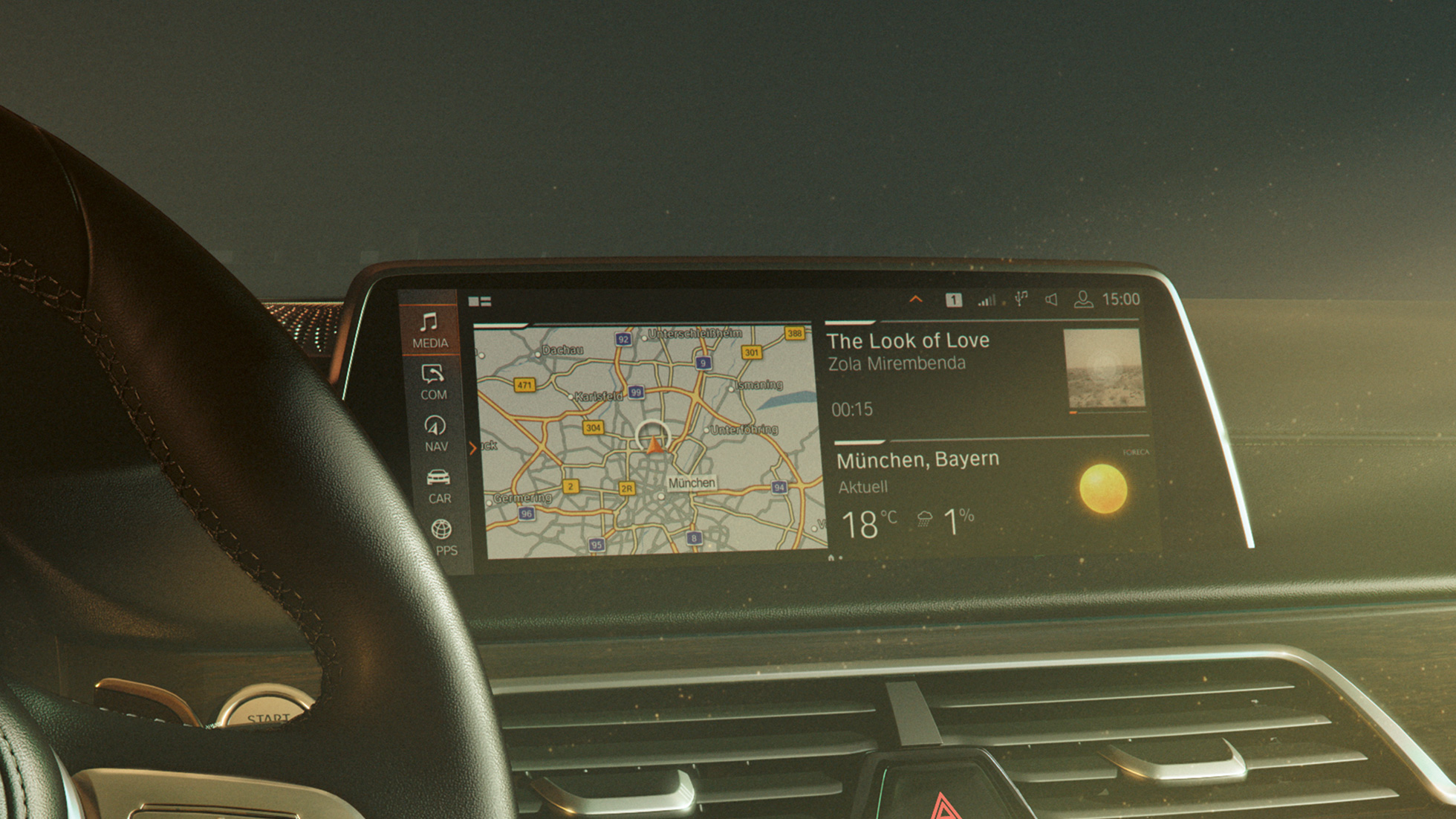 BMW Operating System 7 G11 BMW 7er: BMW Operating System 7 auf dem Control Display G11