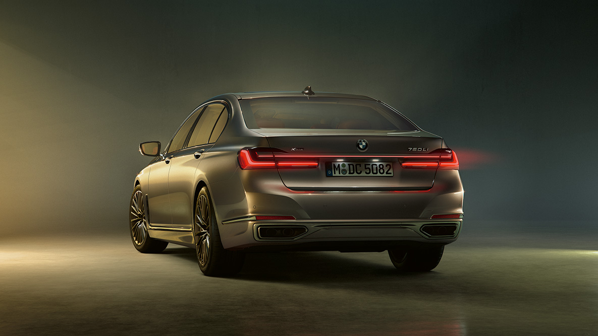 BMW 7er Lichtkonzept G11 Lichtkonzept: BMW 7er Heckansicht G11