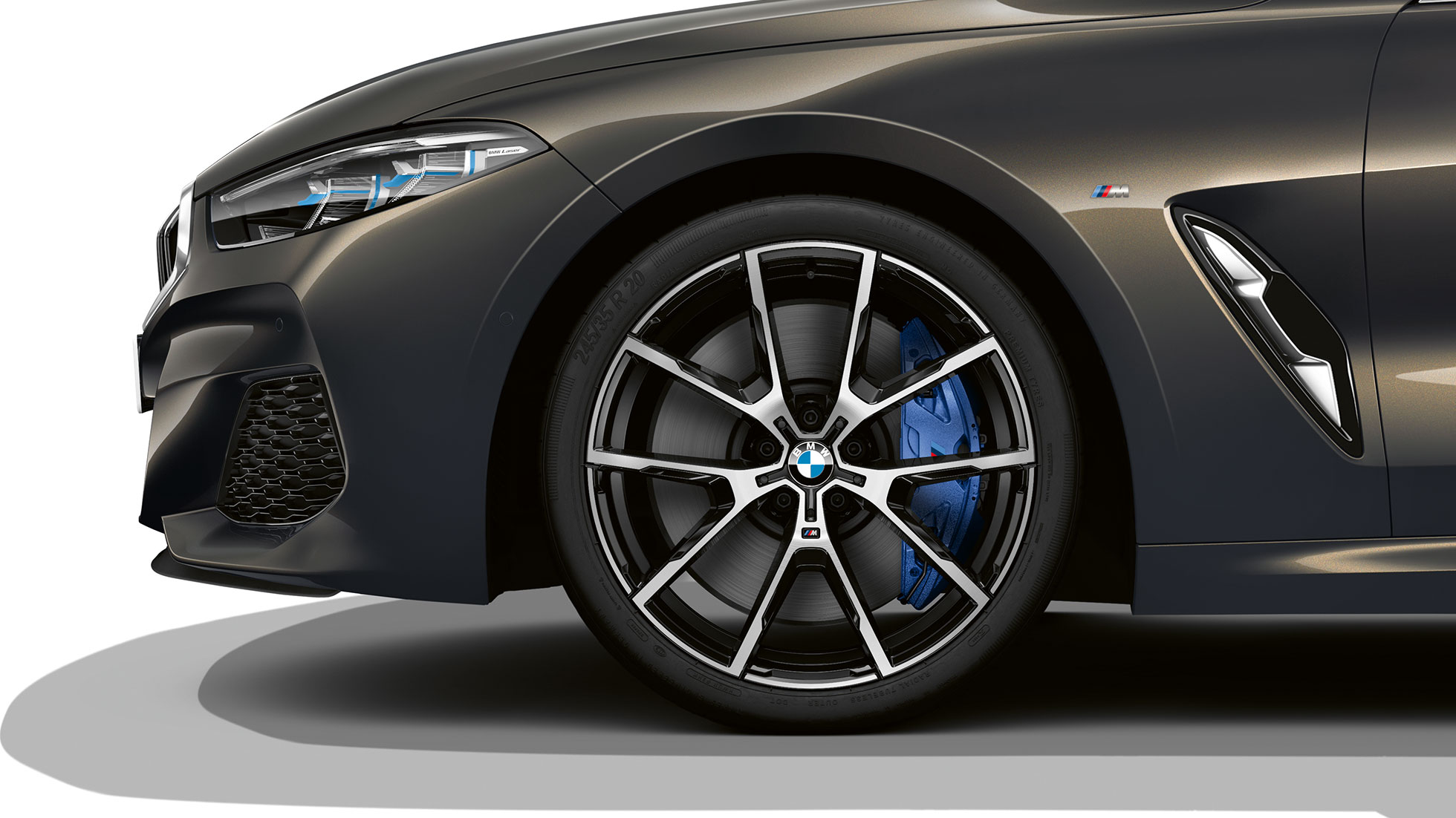 BMW M850i xDrive, Dravitgrau metallic, 20"-Leichtmetallräder Vielspeiche 728 M. BMW M850i xDrive, Dravitgrau metallic, 20"-Leichtmetallräder Vielspeiche 728 M.