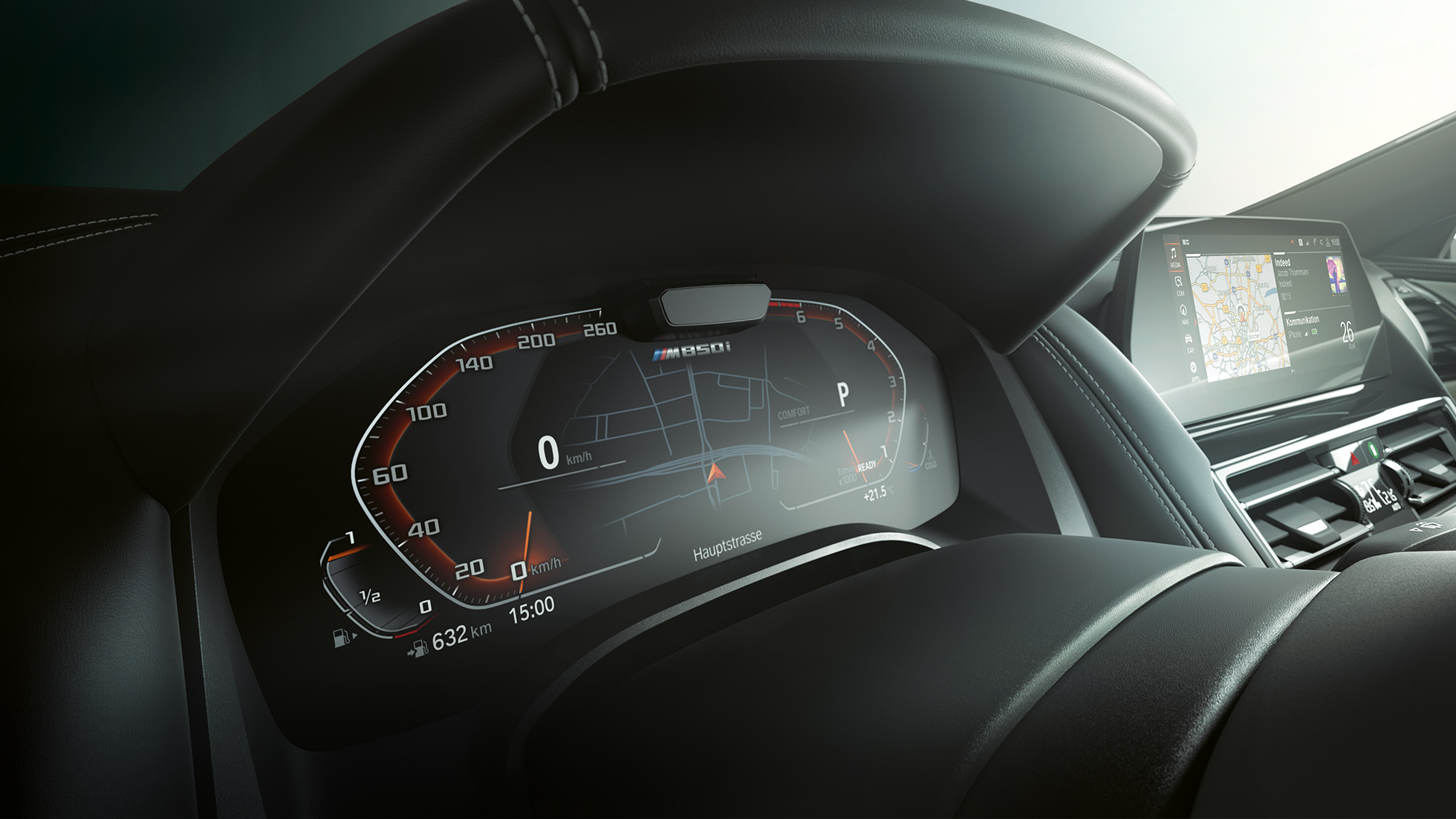 BMW M850i xDrive, Instrumentenkombination, Driving Assistant Pack Plus. BMW M850i xDrive, Instrumentenkombination, Driving Assistant Pack Plus.
