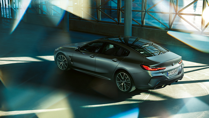 BMW Série 8 Gran Coupé, design, vue à vol d’oiseau G16