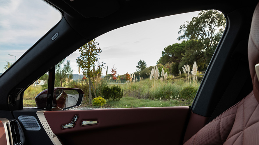 BMW iX i20 elektrischer SUV Nachhaltigkeit BMW iX i20 2021 elektrischer SUV Interieur Suite Nachhaltigkeit