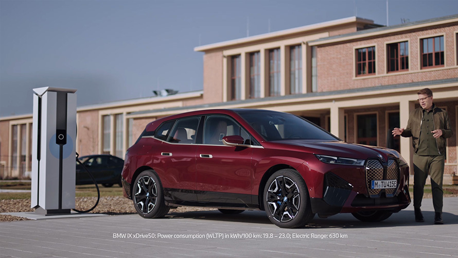 BMW iX i20 elektrischer SUV BMW Charging Video BMW iX i20 2021 elektrischer SUV BMW Charging Video