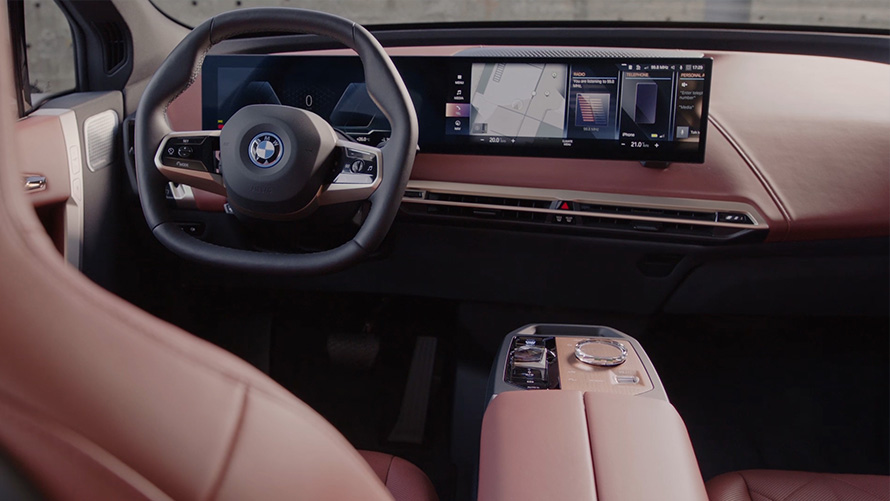 BMW iX i20 elektrischer SUV interieur highlights Video BMW iX i20 2021 elektrischer SUV interieur highlights Video