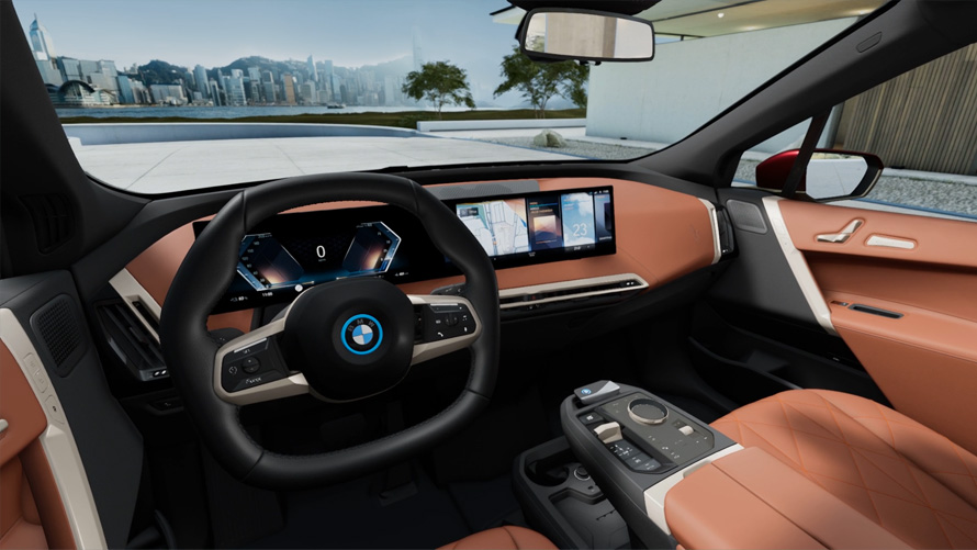 BMW iX i20 elektrischer SUV Interieur BMW iX i20 2021 elektrischer SUV Interieur