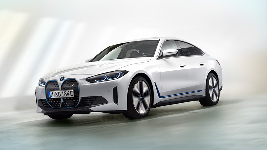 BMW i4 2021 G26 Image 2 BMW i4 2021 G26 Gran Coupé entièrement électrique Voiture électrique Image 2