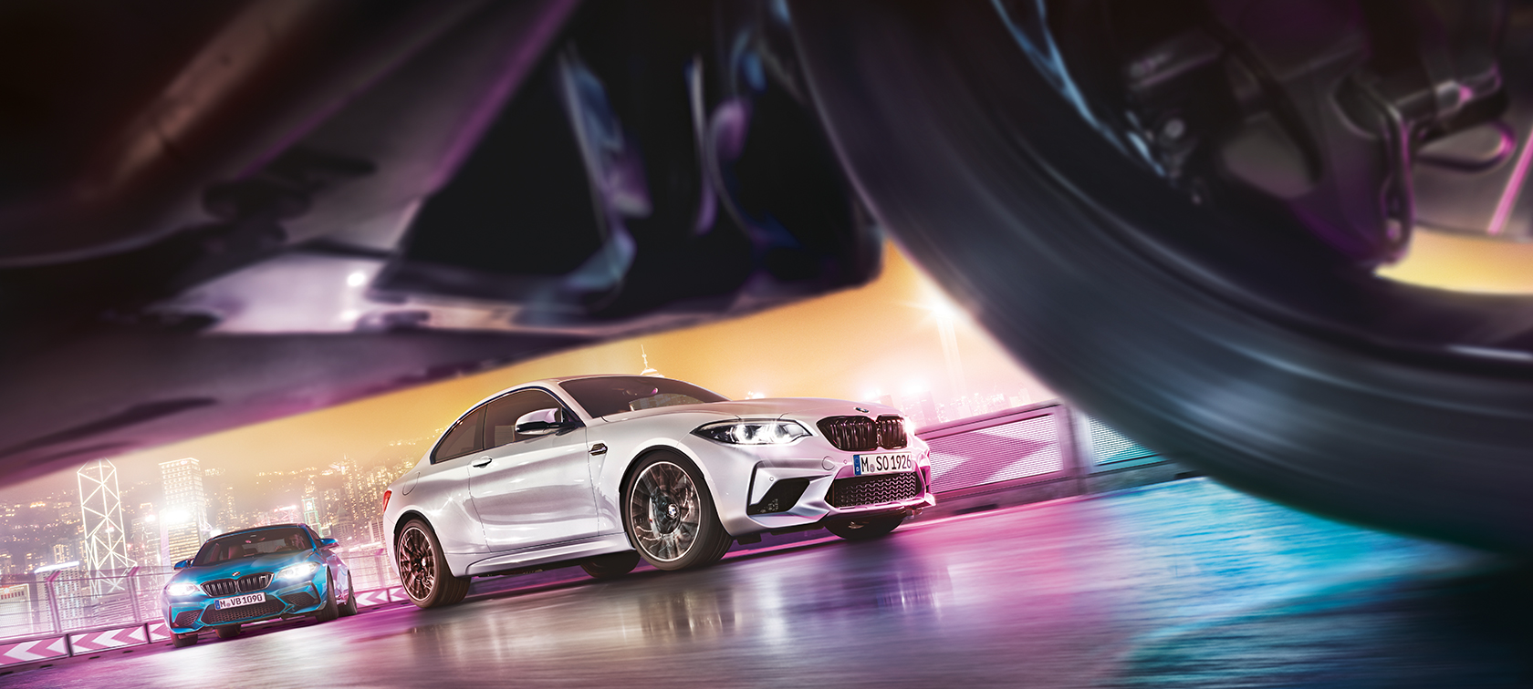 Caractéristiques techniques de la BMW M2 Competition Caractéristiques techniques BMW M2 Competition F87 2018 Hockenheim Silber metallic 2020 vue de profil BMW Individual