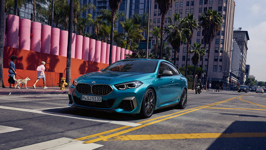 BMW Série 2 Gran Coupé 2020 Snapper Rocks Blau metallic F44, vue de l'extérieur