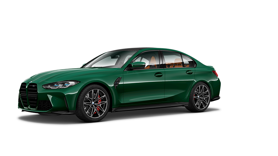 BMW Modèles M BMW M3 G80, vue de trois quarts de profil BMW Modèles M BMW M3 G80, vue de trois quarts de profil
