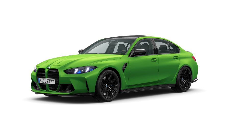 BMW Modèles M BMW M3 G80, vue de trois quarts de profil BMW Modèles M BMW M3 G80, vue de trois quarts de profil
