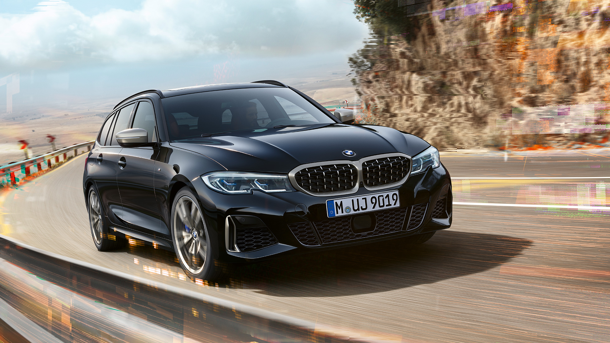 Design avant des naseaux et des prises d'air BMW M340i xDrive Touring, design avant, naseaux et prises d'air