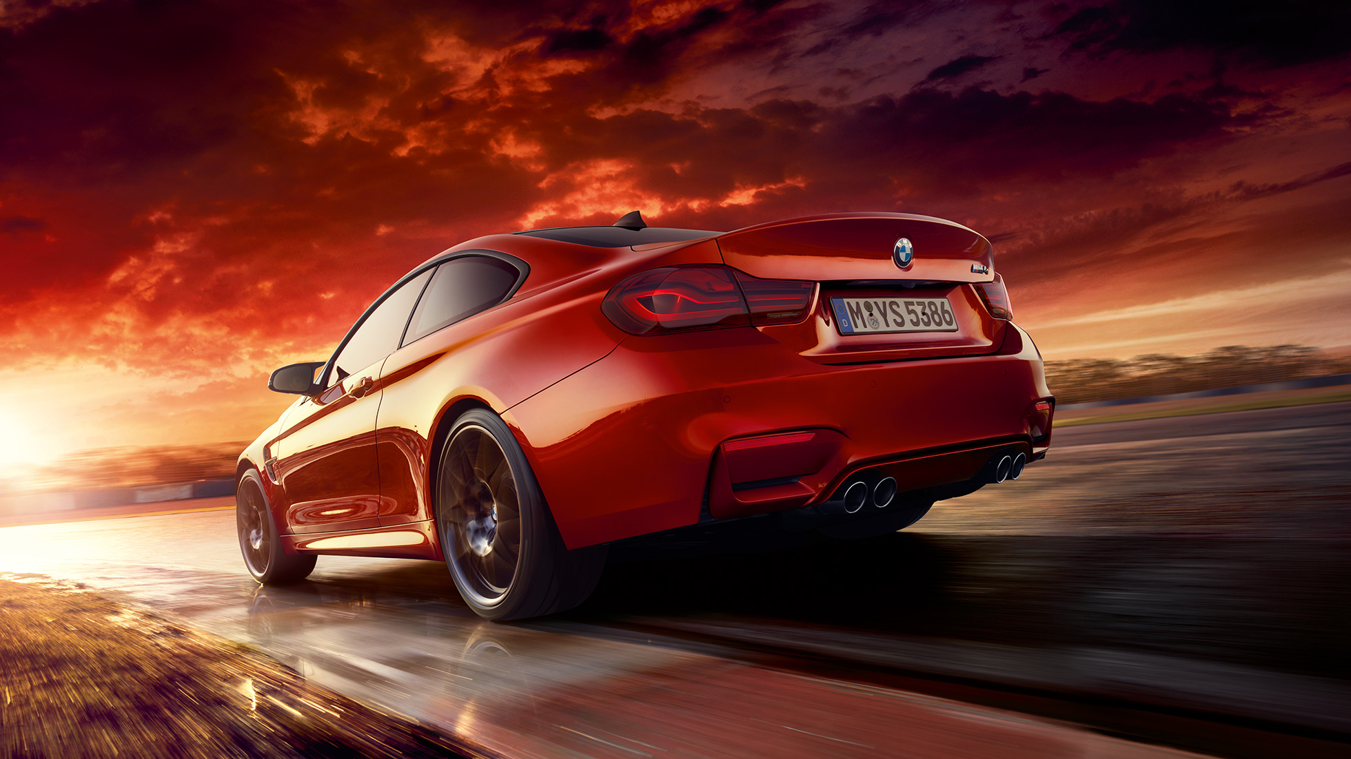 BMW M4 Coupé, vue arrière BMW M4 Coupé, design, vue arrière