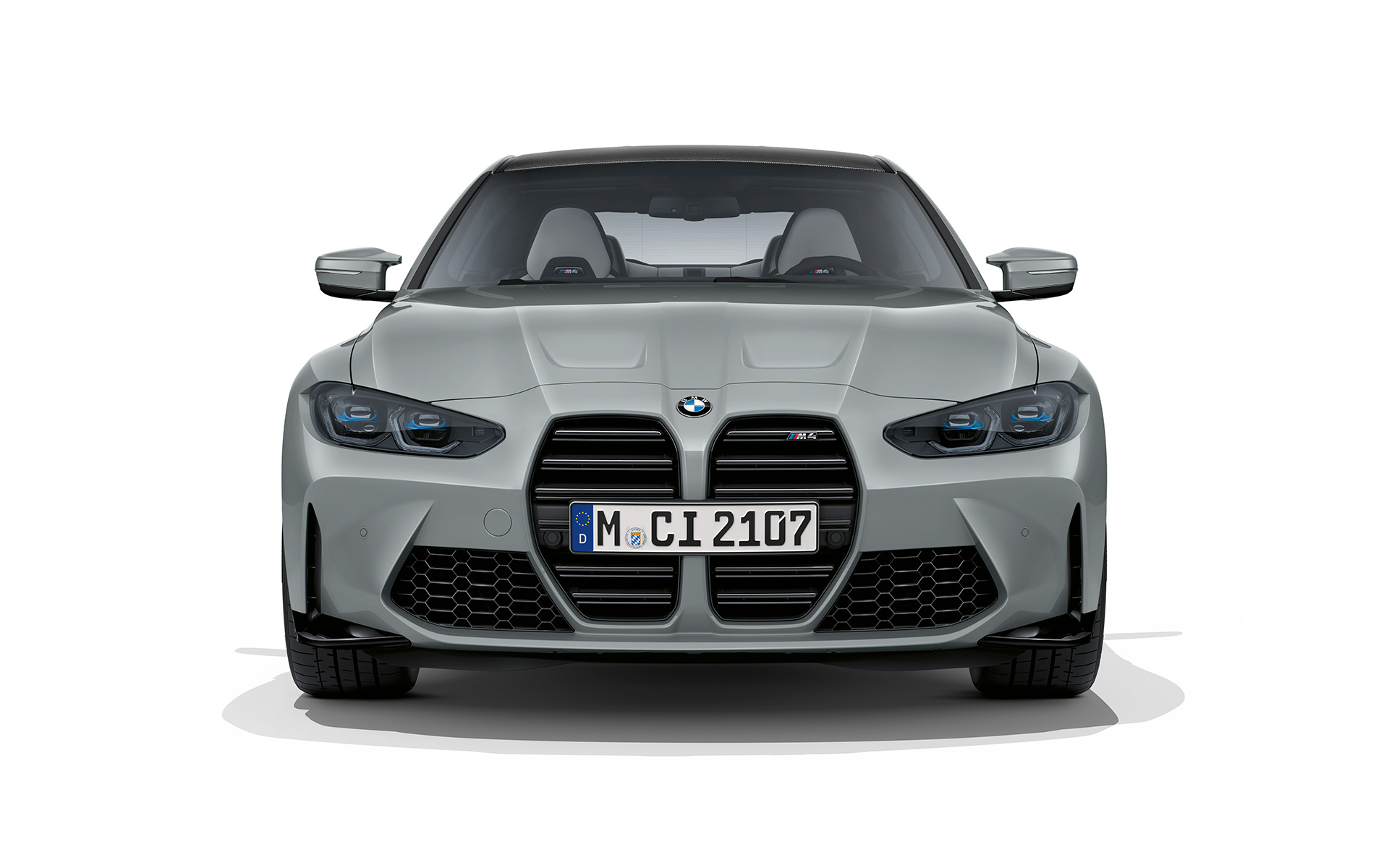 BMW M4 Coupé G82 2020 Brooklyn Grau metallic Frontansicht