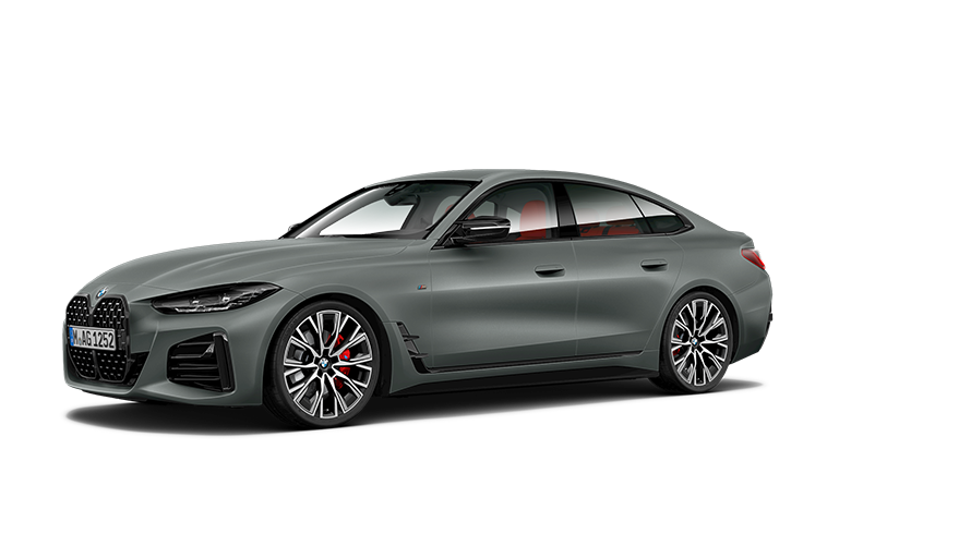 BMW 4er Reihe BMW M440i xDrive Gran Coupé G26 2021 Dreiviertel-Seitenansicht BMW 4er Reihe BMW M440i xDrive Gran Coupé G26 2021 Dreiviertel-Seitenansicht