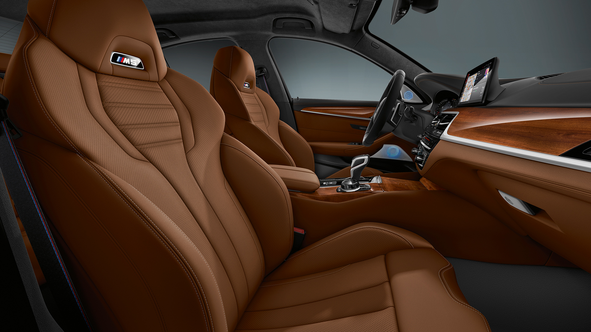 Collection BMW Individual. Habitacle de la BMW M5 Competition.