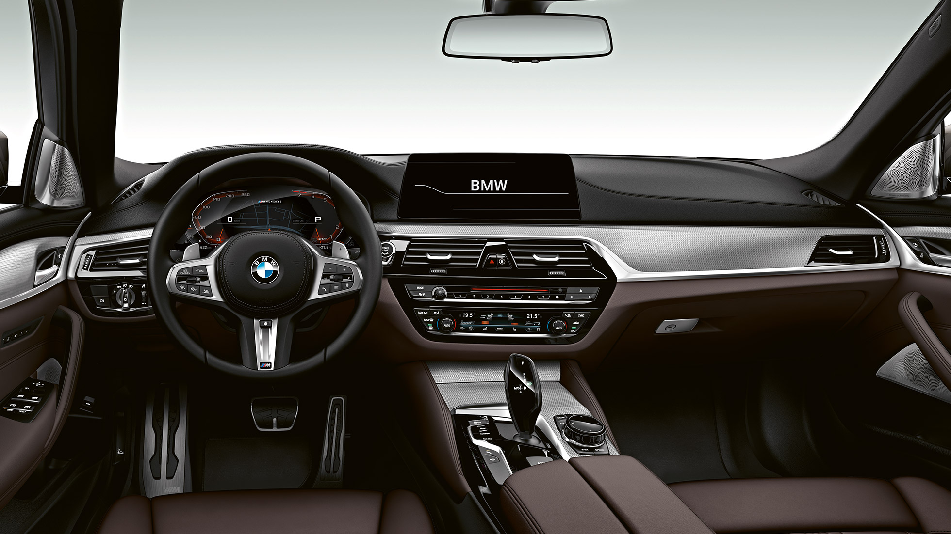 Design intérieur. BMW M550i et BMW M550d, poste de conduite.