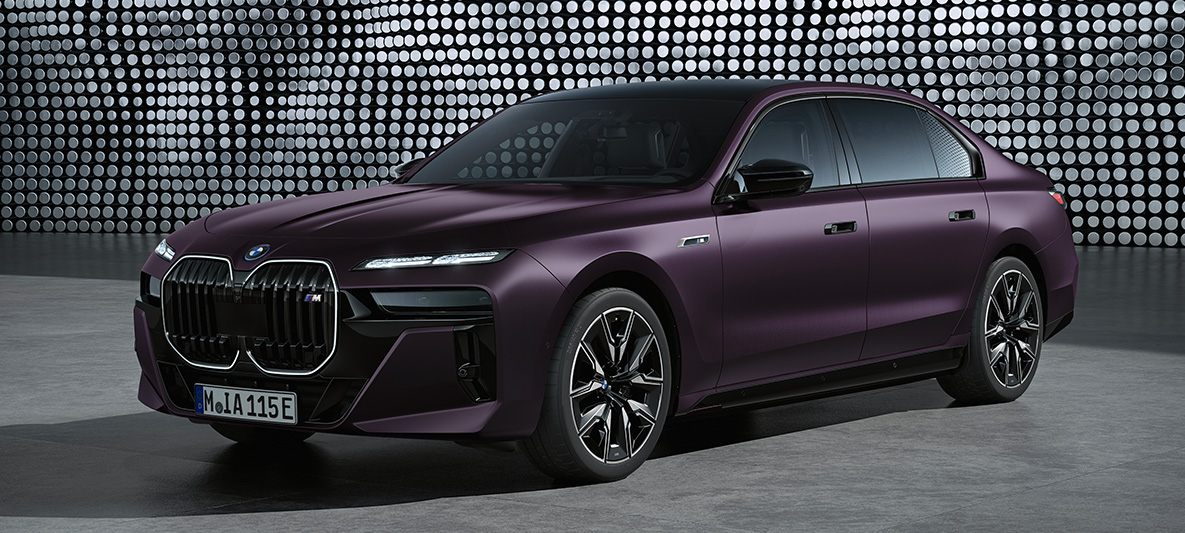 Frozen Purple Sonderlackierungen BMW 7er M Automobile G70 BMW 7er M Automobile G70 Frozen Purple Sonderlackierungen