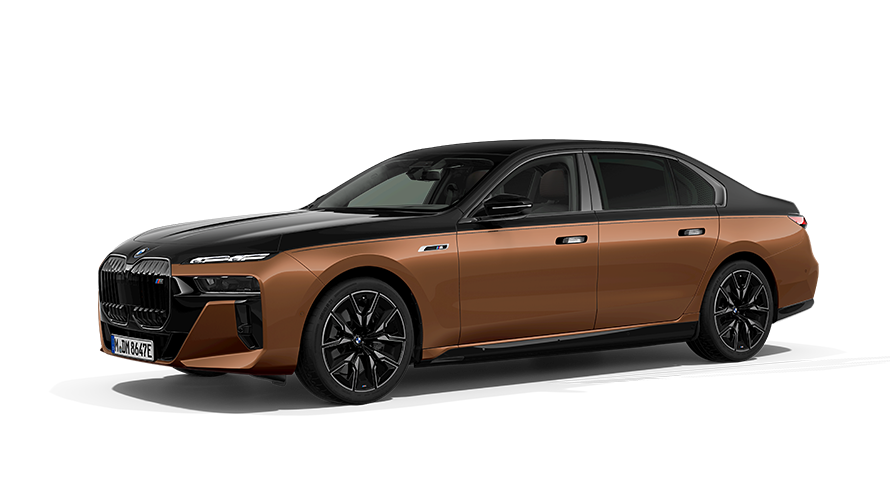 BMW i Modelle BMW i7 M70 G70e Dreiviertel-Seitenansicht BMW i Modelle BMW i7 M70 G70e Dreiviertel-Seitenansicht