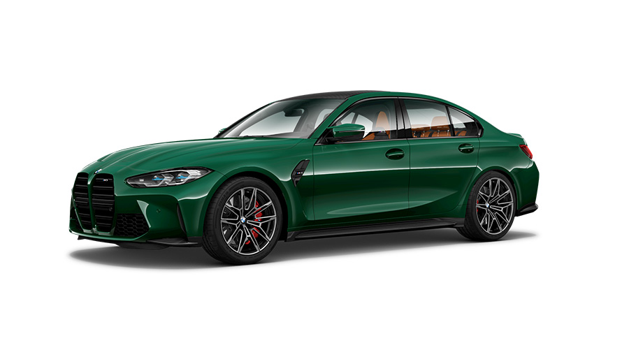 BMW M Modelle BMW M3 G80 Dreiviertel-Seitenansicht BMW M Modelle BMW M3 G80 Dreiviertel-Seitenansicht