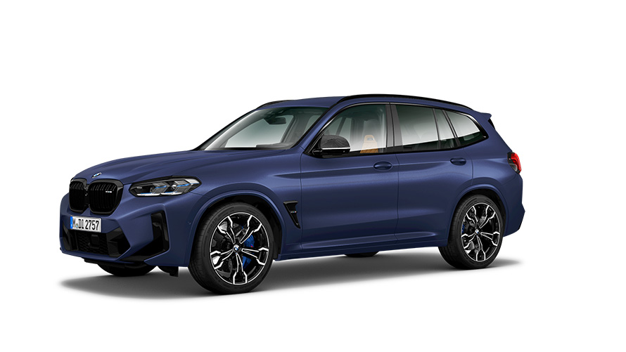 BMW M Modelle BMW X3 M F97 Dreiviertel-Seitenansicht BMW M Modelle BMW X3 M F97 Dreiviertel-Seitenansicht