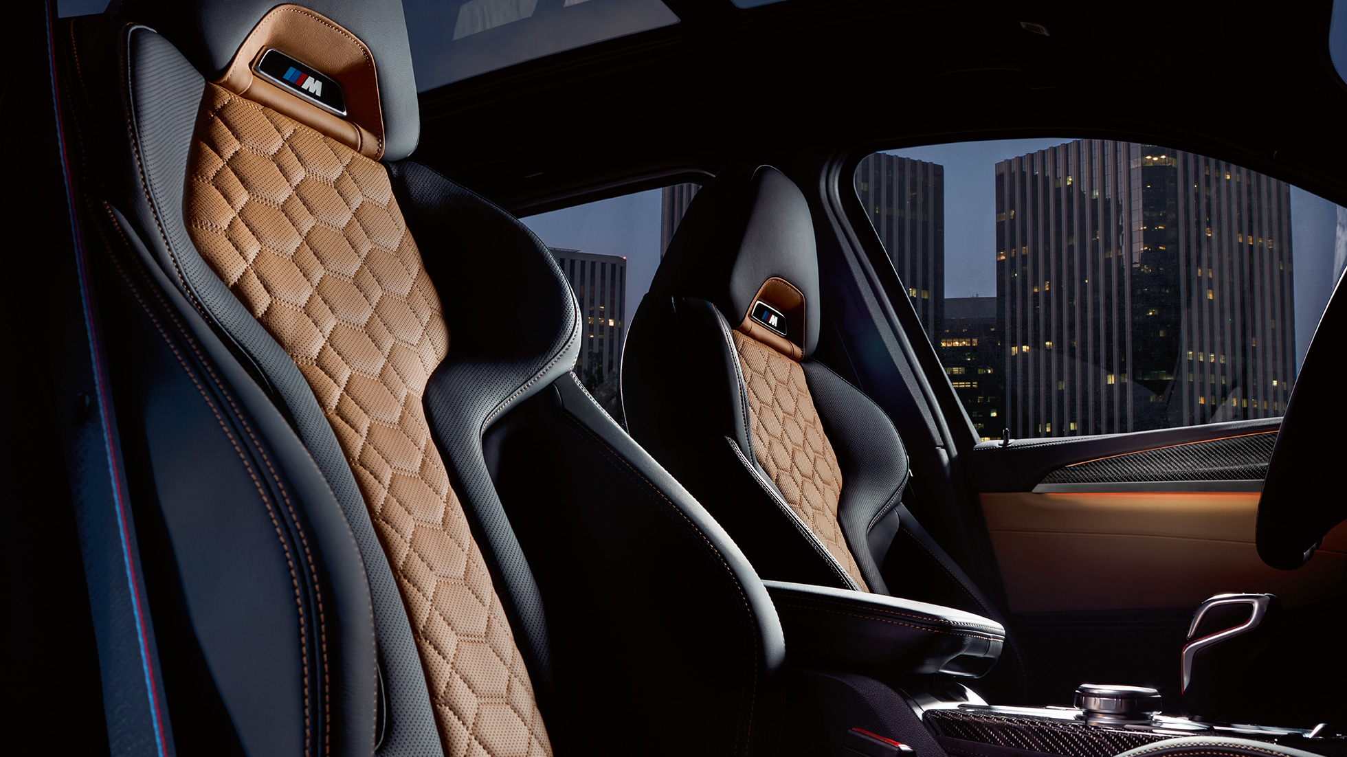 BMW X3 M Competition SUV, M Sportsitze F97. BMW X3 M Competition SUV, Interieur, M Sportsitze in Leder 'Merino' mit Alcantara F97.