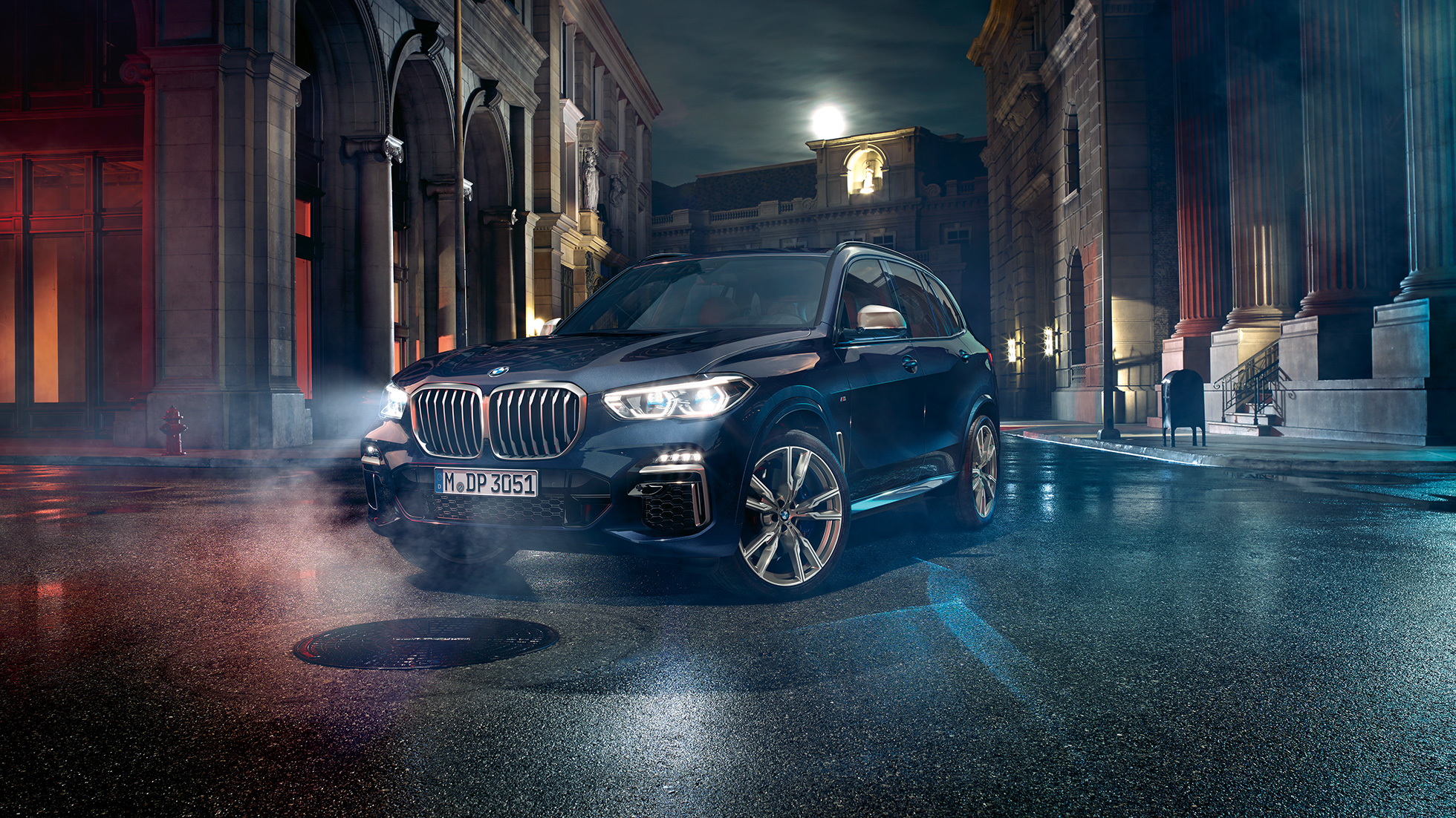 Exterieur-Design BMW X5 M50i und M50d G05 Exterieur-Design BMW X5 M50i und M50d G05 Dreiviertel-Frontansicht