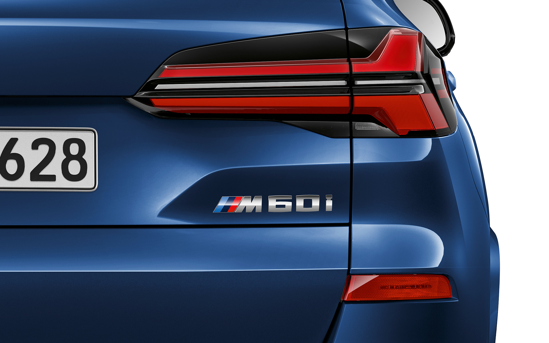 BMW X5 M60i xDrive G05 MP feux arrières BMW X5 M60i xDrive G05 MP feux arrières, vue en gros plan