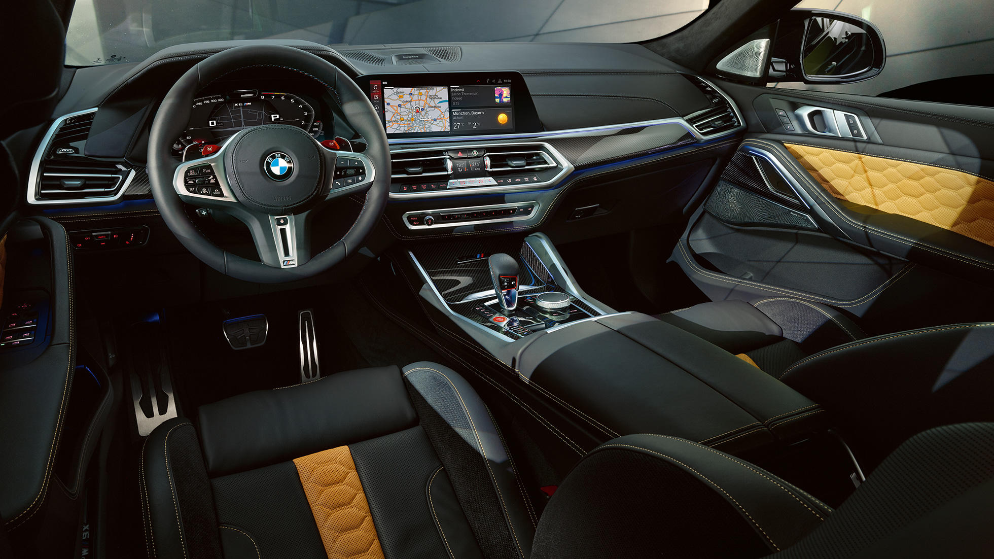 Cockpit BMW X6 M Competition SUV Cockpit BMW X6 M Competition SUV F96 Innenraum