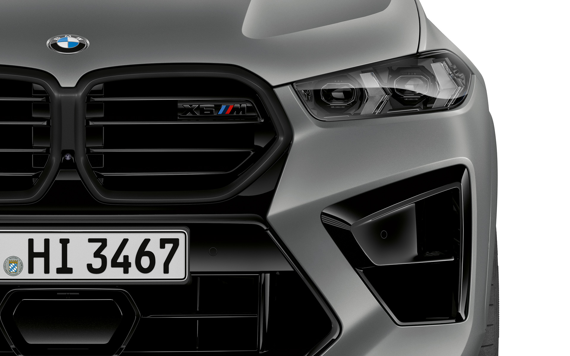 BMW X6 M Competition F96 2023, éclairage M Shadow Line Adaptive LED Headlights
