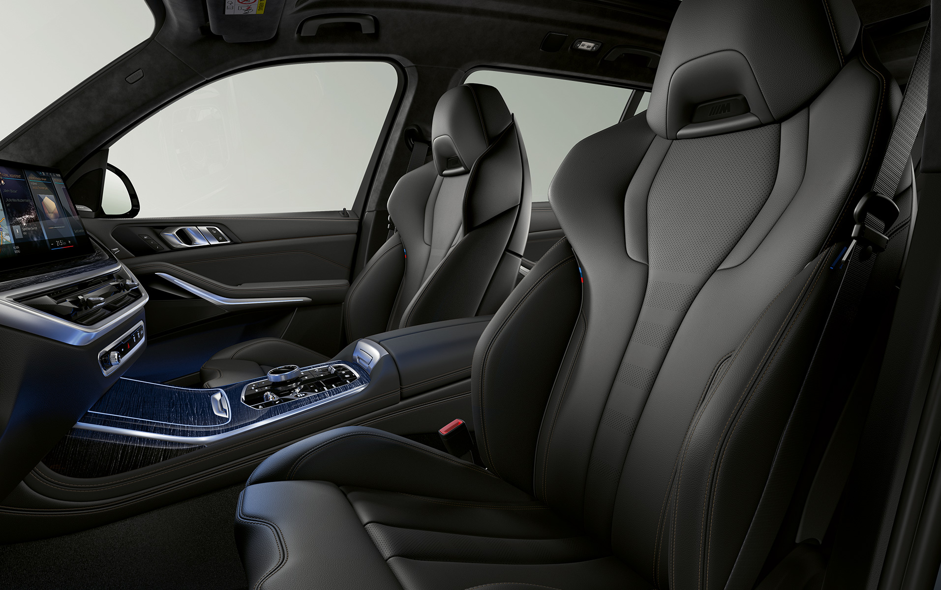 Intérieur de la BMW X7 M60i xDrive G07 LCI – siège multifonction M Siège multifonction M de la BMW X7 M60i xDrive G07 LCI