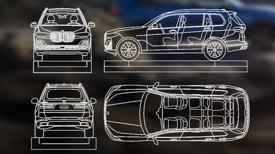 Fiche technique de la BMW X7 M60i xDrive G07 LCI Fiche technique de la BMW X7 M60i xDrive G07 LCI