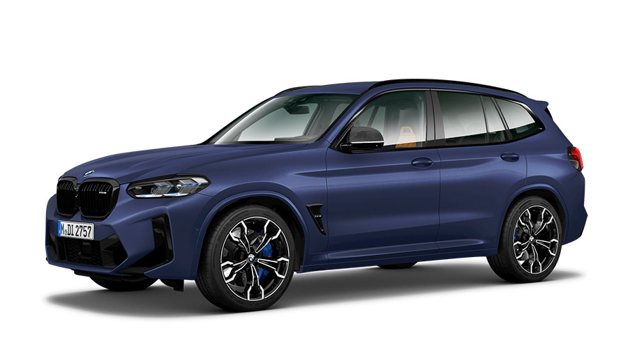 BMW X Modelle BMW X3 M Automobile G01 MP Dreiviertel-Seitenansicht BMW X Modelle BMW X3 M Automobile G01 MP Dreiviertel-Seitenansicht