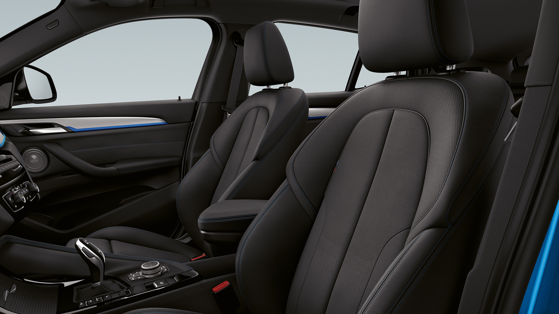 Lederausstattung BMW X2 sDrive20i Modell M Sport X BMW X2 sDrive20i Modell M Sport 2018 F39 Interieur Lederausstattung