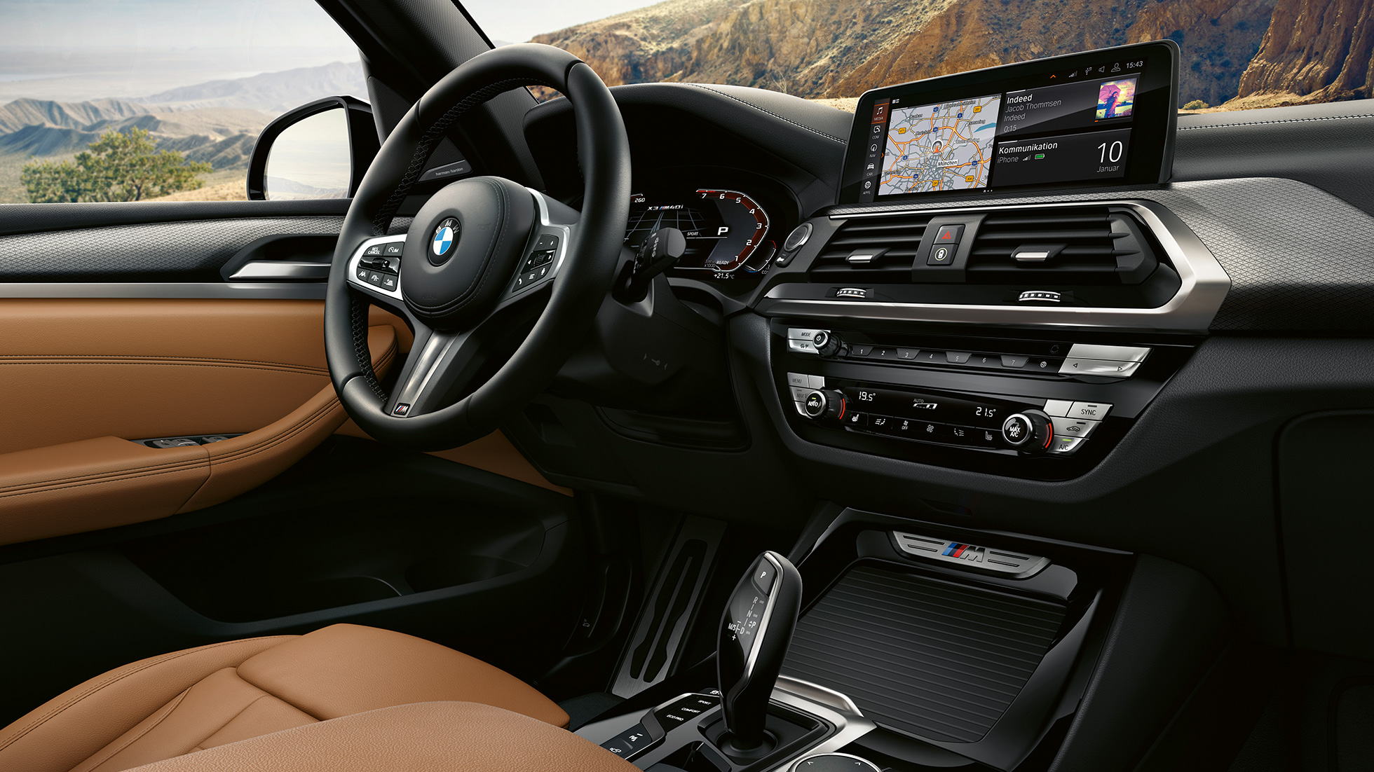 BMW X3 M40i SUV, volant et poste de conduite G01 BMW X3 M40i SUV, volant et poste de conduite G01