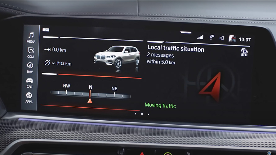 Fonctionnement de l'interface utilisateur BMW. Fonctionnement de l'interface utilisateur BMW.