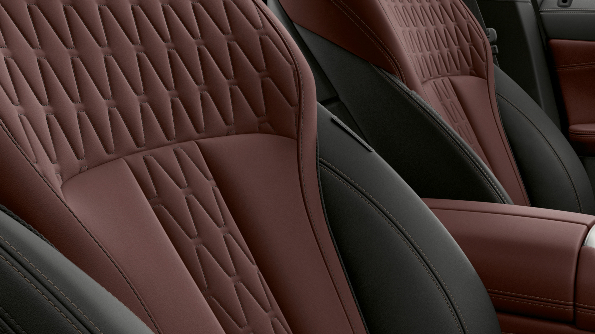 BMW X6 Individual Polsterung. G06 BMW X6 Individual Interieur mit Blick auf Polsterung. G06