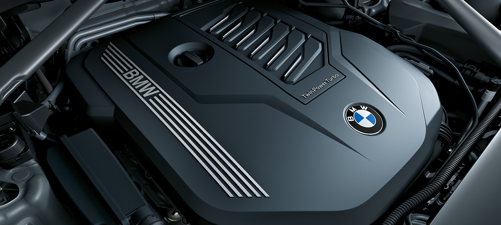 BMW X7 BMW TwinPower Turbo BMW TwinPower Turbo Motor, Nahaufname
