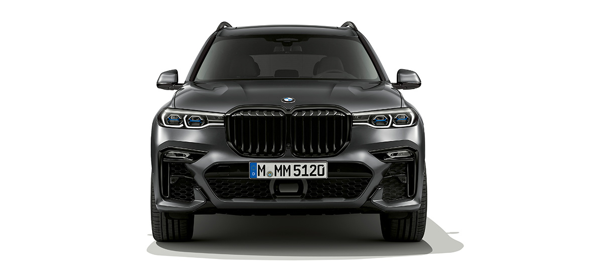 BMW Dark Shadow Edition Frontansicht G07 BMW X7 G07 Dark Shadow Edition Frontansicht