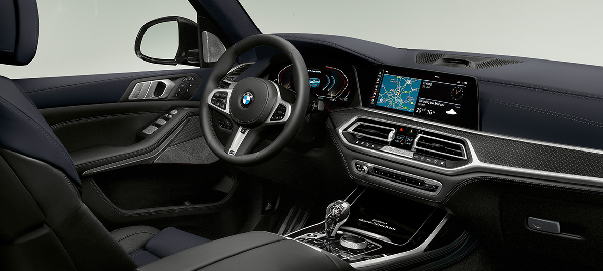 Cockpit BMW Dark Shadow Edition Interieur G07 Cockpit BMW X7 G07 Dark Shadow Edition Interieur