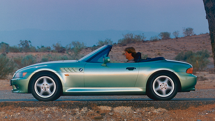 BMW Z3 Roadster (E36/7) Seitenansicht stehend BMW Z3 Roadster (E36/7) Seitenansicht stehend