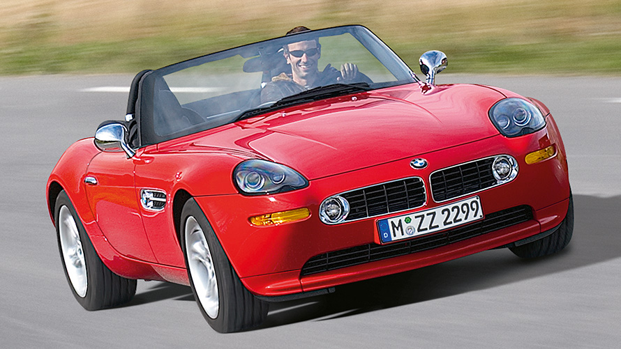 BMW Z8 Roadster (E52) Dreiviertel-Frontansicht fahrend BMW Z8 Roadster (E52) Dreiviertel-Frontansicht fahrend