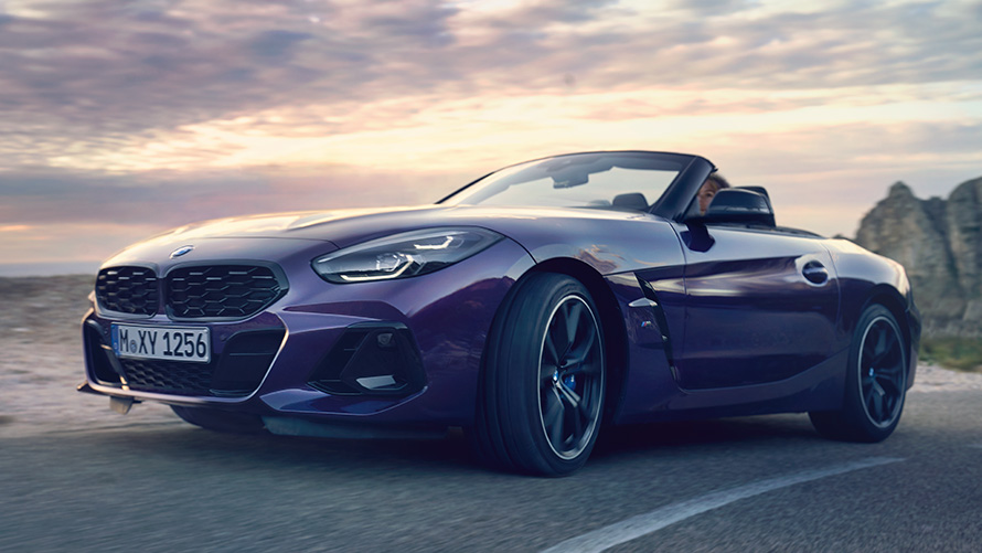 BMW Z4 Roadster (G29) Frontansicht fahrend BMW Z4 Roadster (G29) Frontansicht fahrend