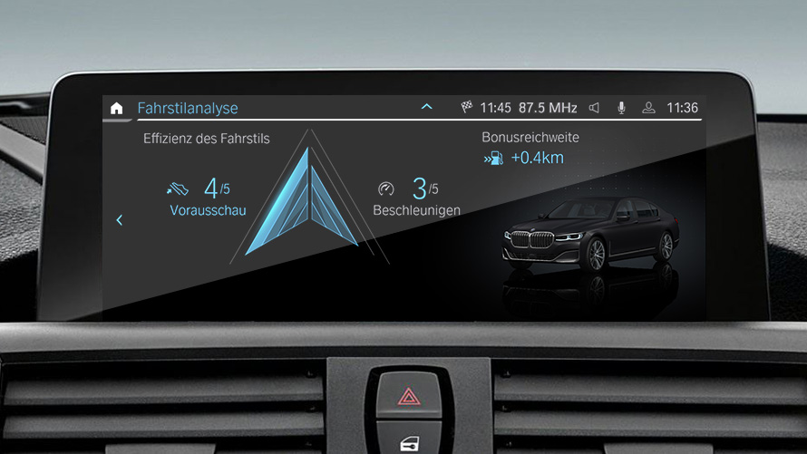 Fahrstilanalyse BMW EfficientDynamics Fahrstilanalyse