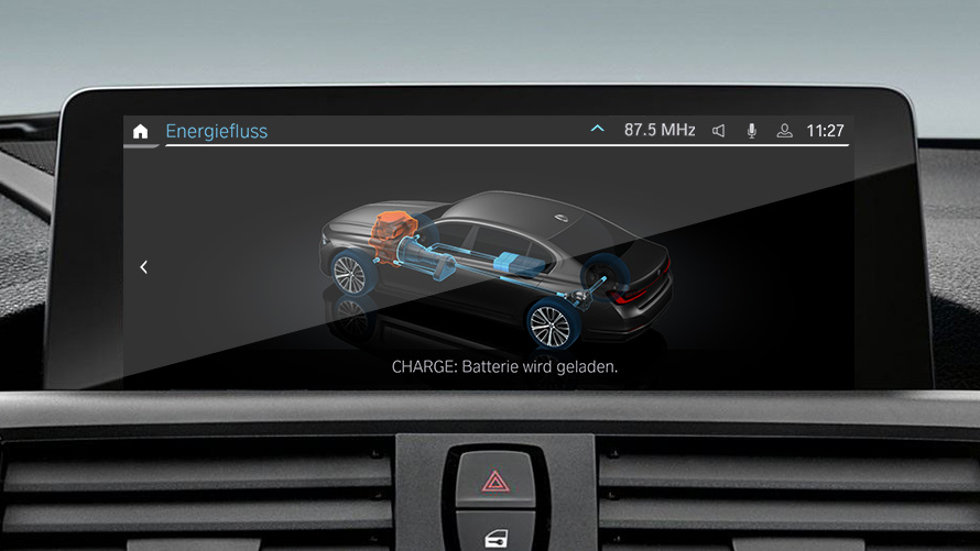 Energiefluss-Anzeige BMW EfficientDynamics Energiefluss-Anzeige
