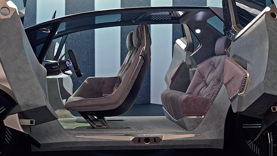 Vidéo Design intérieur BMW i Vision Circular 2021 BMW i Vision Circular 2021 Véhicule visionnaire Design intérieur Vidéo