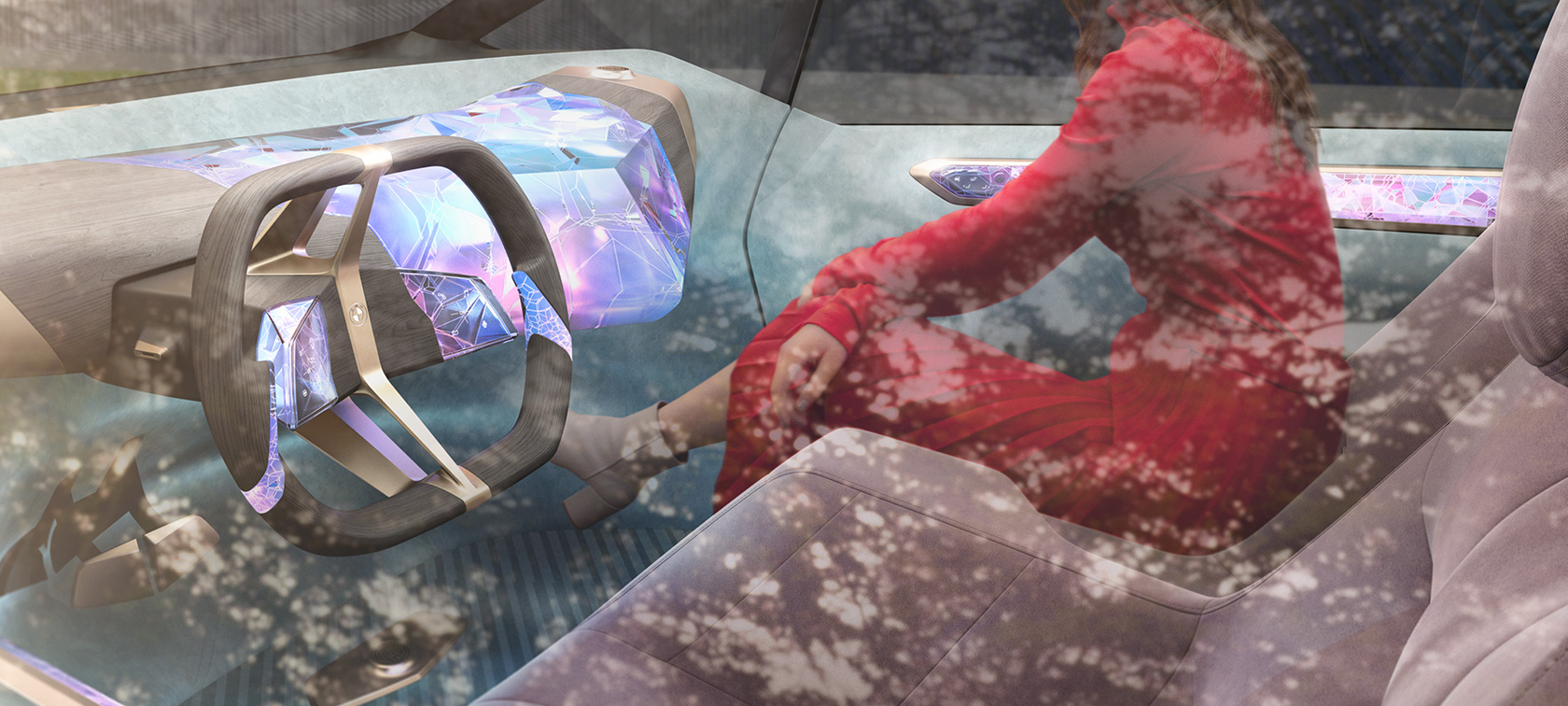 BMW i Vision Circular 2021 Design intérieur BMW i Vision Circular 2021 Véhicule visionnaire Design intérieur