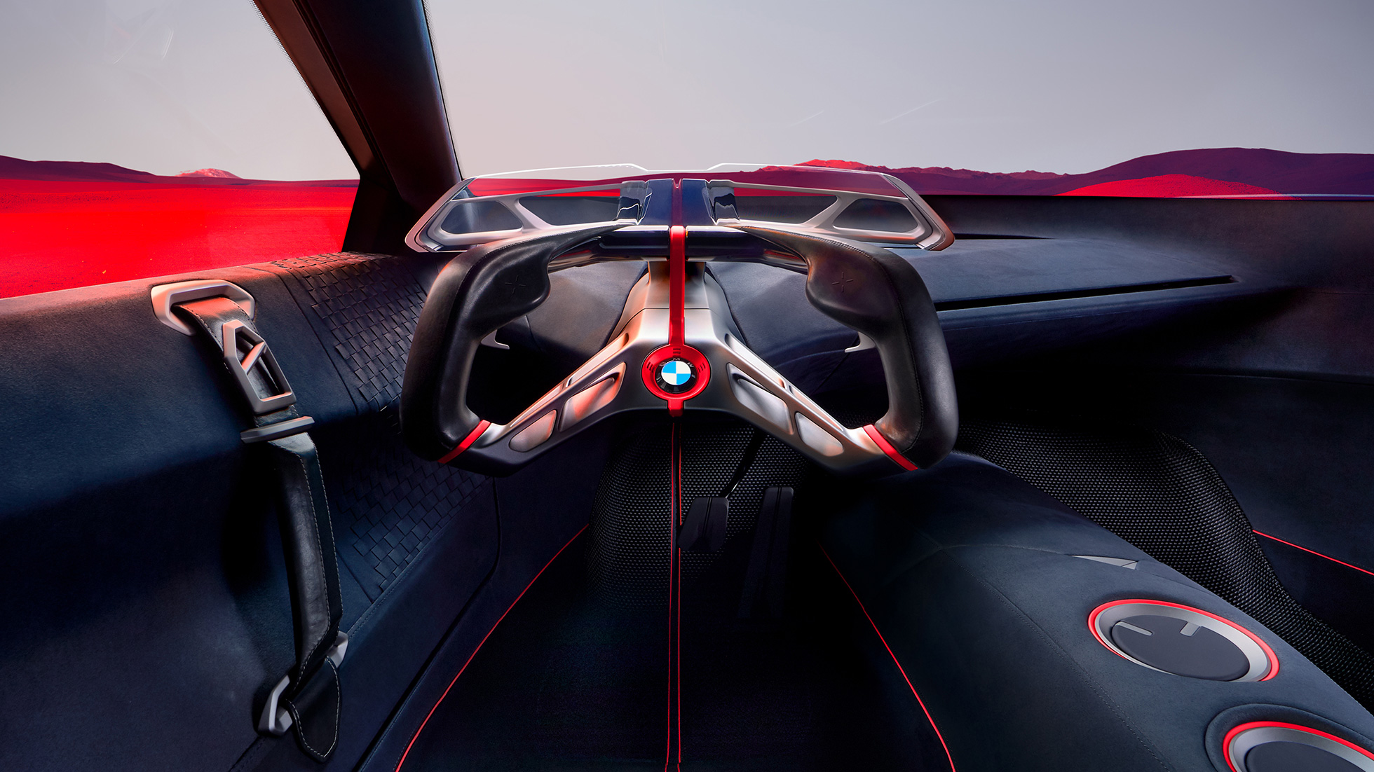 BMW Vision M NEXT, intérieur BMW Vision M NEXT, intérieur, design, poste de conduite, Boost Pod