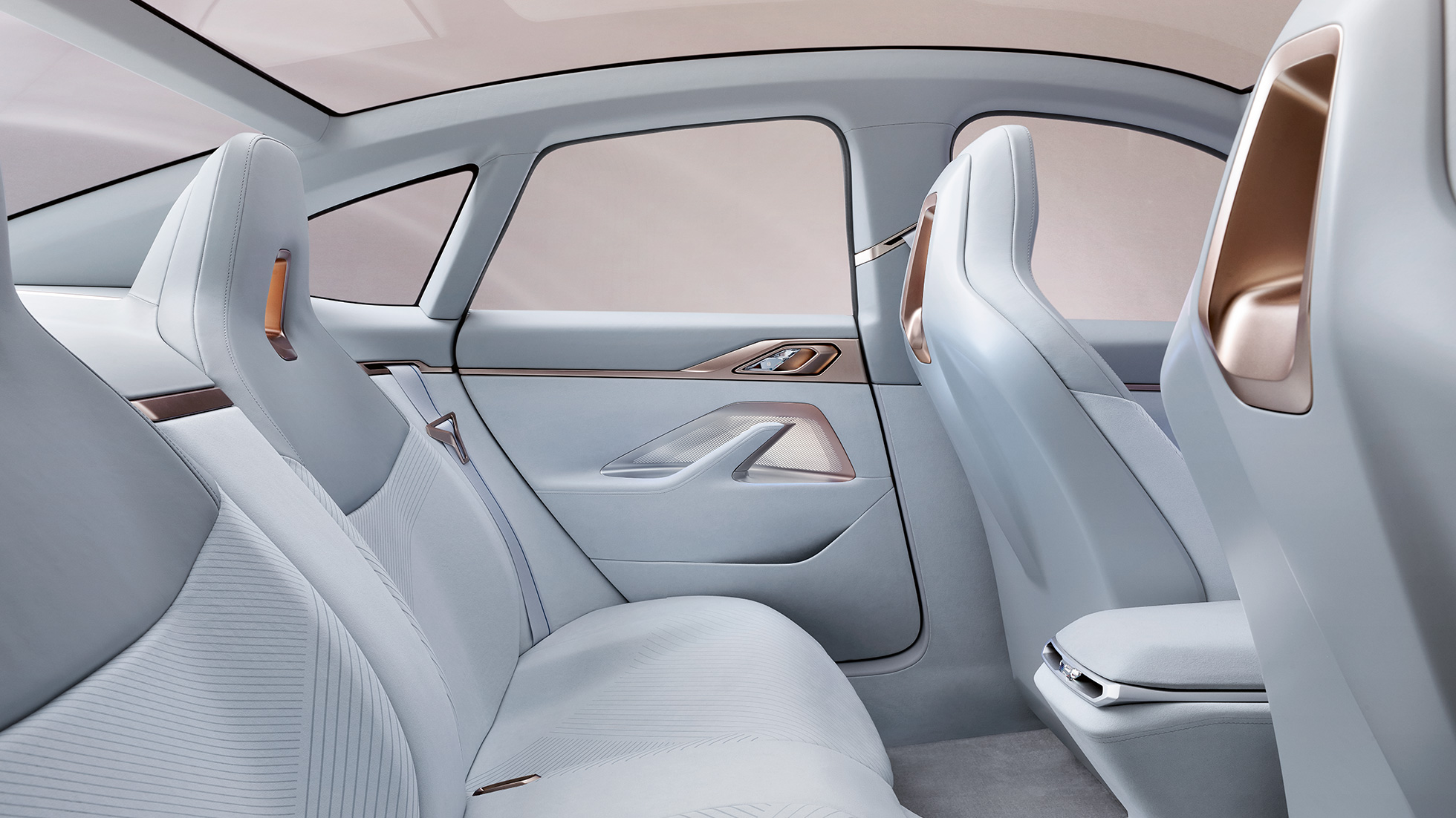 Interieur 3 BMW Concept i4 2020 G26 Interieur 3 BMW Concept i4 2020 G26 Elektroauto vollelektrisches BMW Gran Coupé
