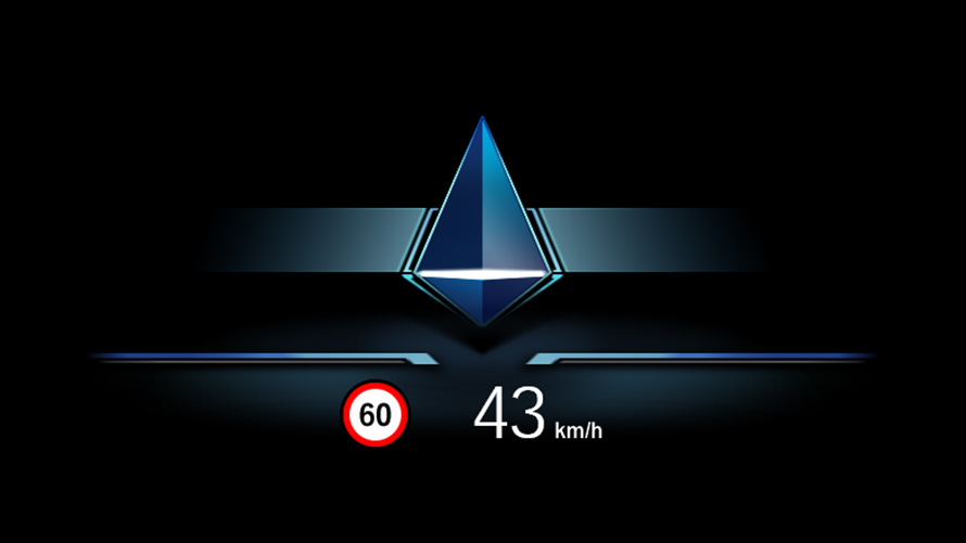 Autobahnansicht aus einem BMW Autobahnansicht aus einem BMW vom Fahrerplatz