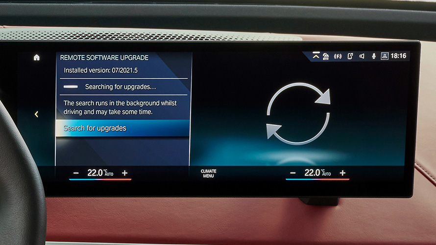 Nahaufnahme Control Display Remote Software Upgrade Nahaufnahme Control Display